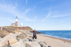 Jumping for Joy in Montauk! 